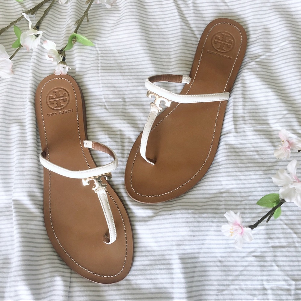 Tory Burch | Logo Thong Sandals 10 - Picture 3 of 7